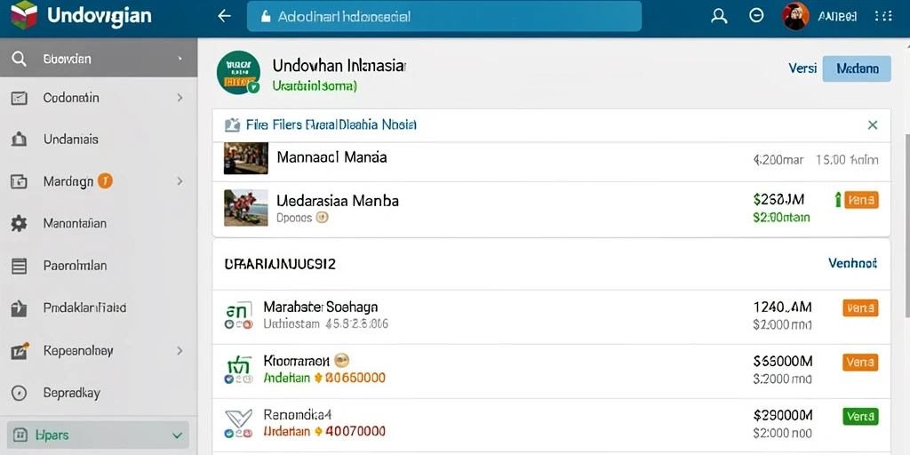 Tampilan tabel hadiah dengan informasi jelas.