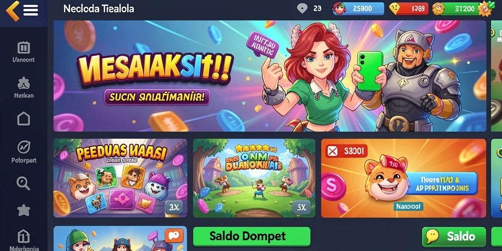 Screenshot saat berkompetisi dengan pemain lain secara langsung.