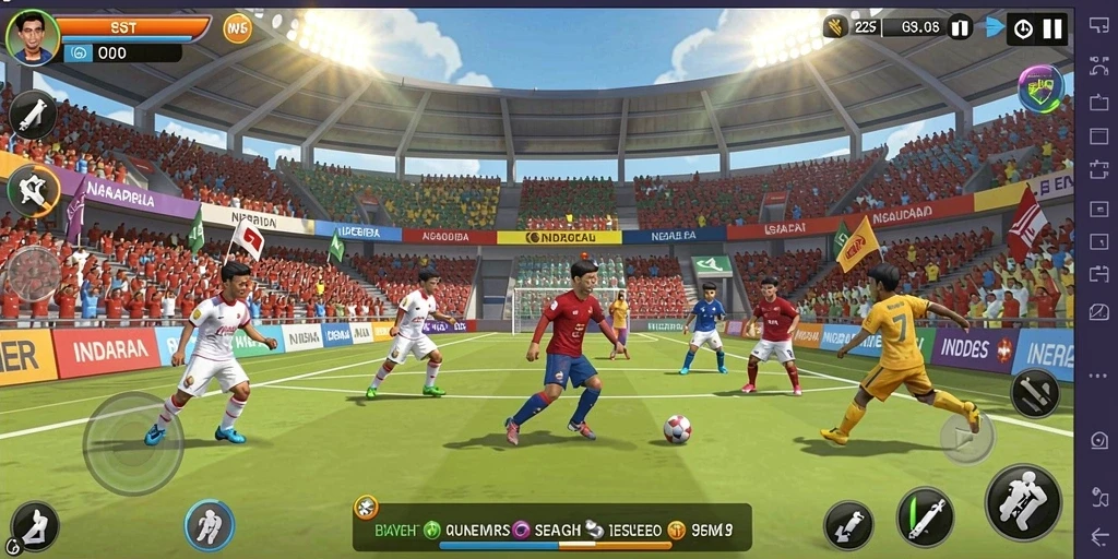 Tantangan seru di setiap level yang dimainkan.