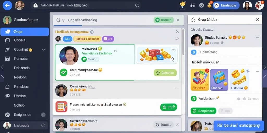 Komunitas aktif yang mendukung interaksi antar pemain.