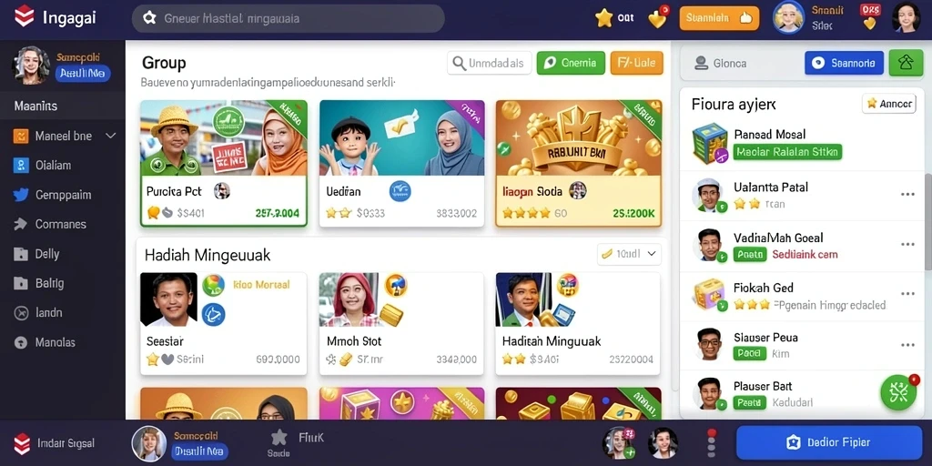 Screenshot memperlihatkan fitur upgrade karakter dengan jelas.